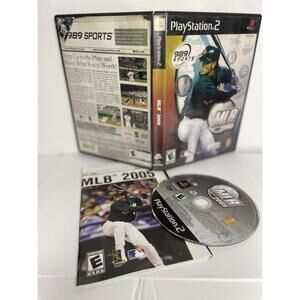 MLB 2005 PlayStation 2 PS2 Game 989 Sports Complete Tested Works